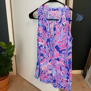 Like New Lilly Pulitzer purple tank XS